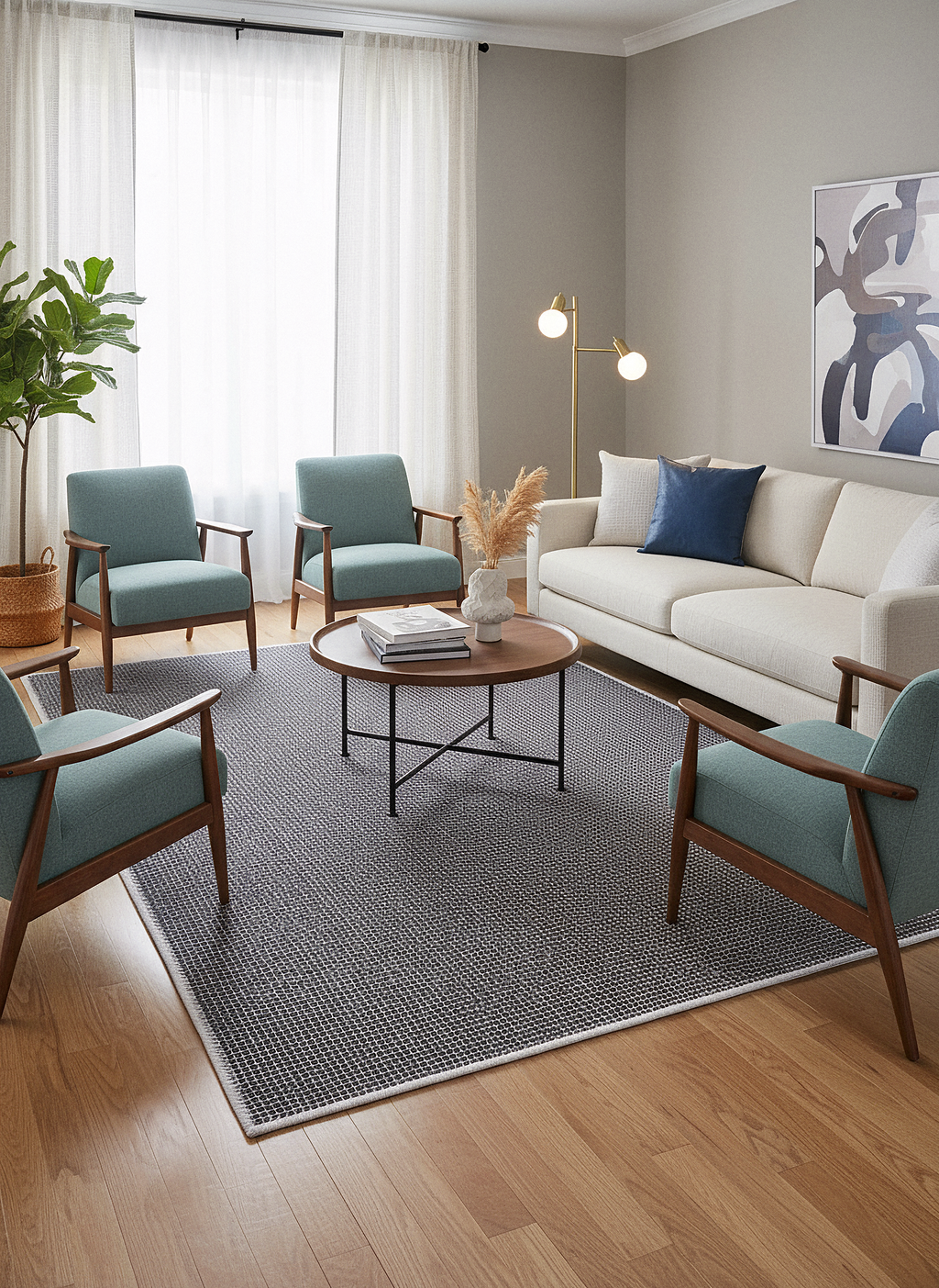 ŞÖNİL PANDORA - ANTRASİT Makinede Yıkanabilir Modern Sade Salon Koridor Mutfak Şönil Dokuma Halı