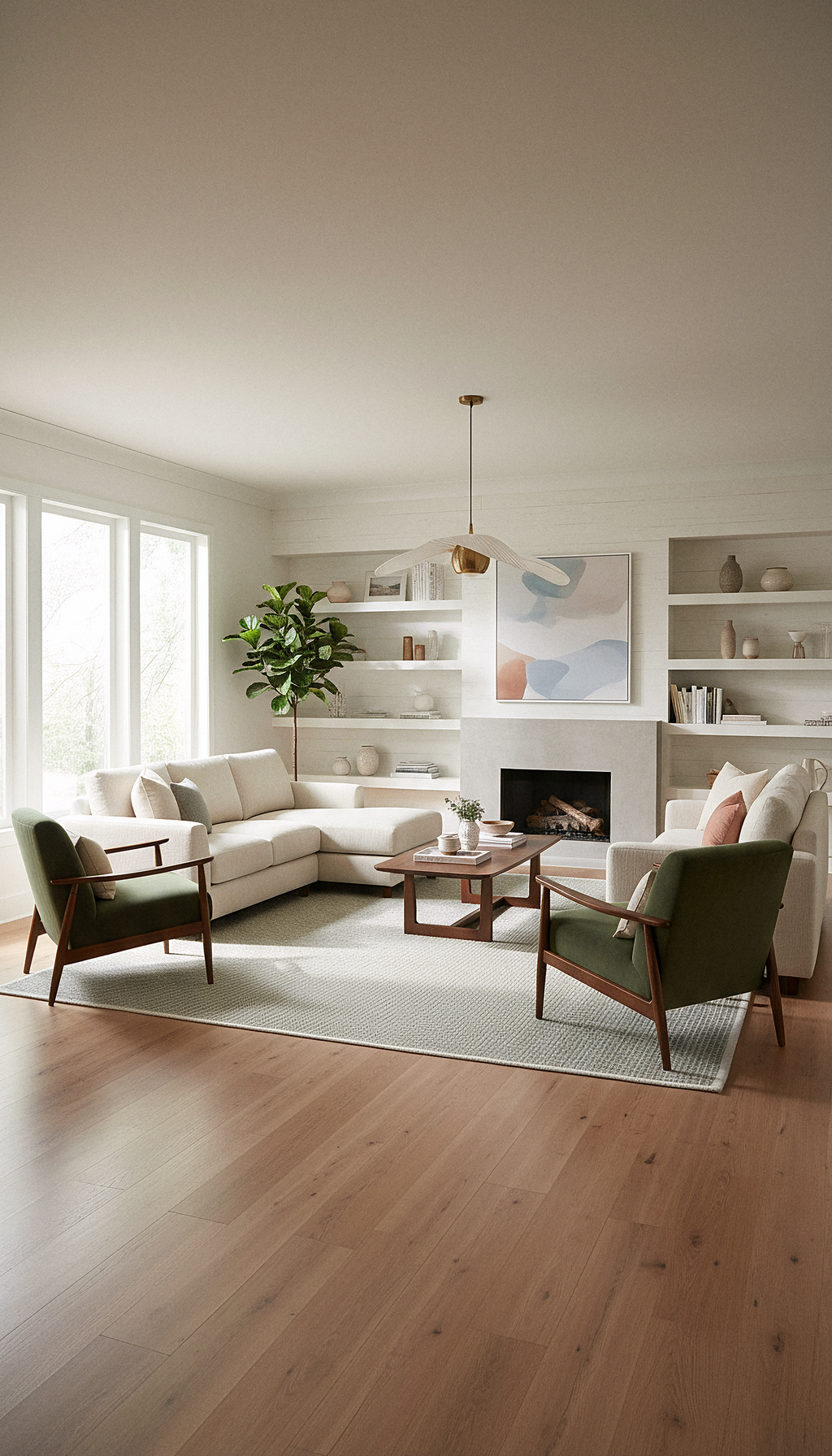 ŞÖNİL PANDORA - YEŞİL Makinede Yıkanabilir Modern Sade Salon Koridor Mutfak Şönil Dokuma Halı