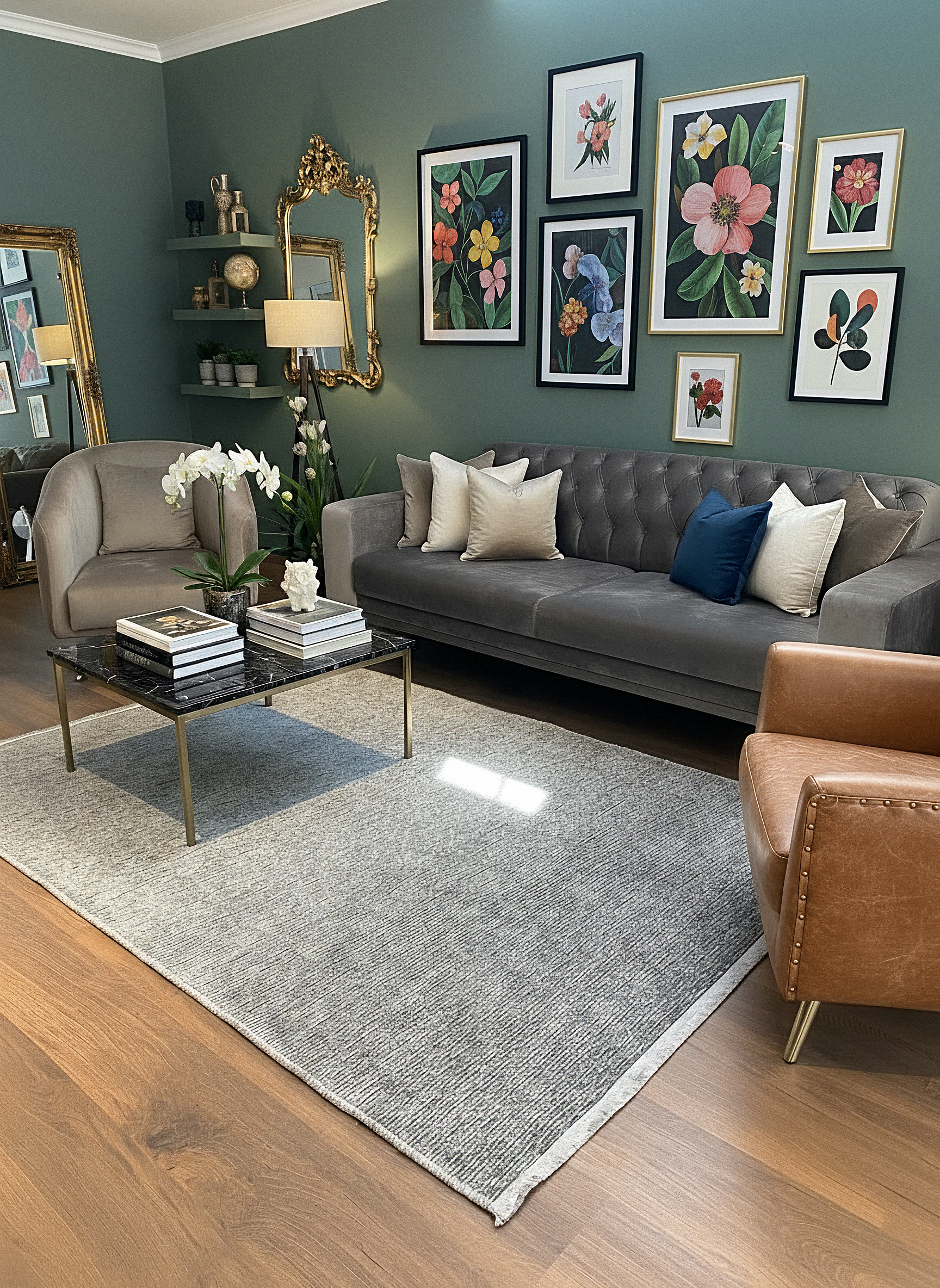 ŞÖNİL SUDE-GRİ Makinede Yıkanabilir Modern Sade Desenli Salon Koridor Mutfak Şönil Dokuma Halı