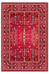 yıkanabilir kaymaz taban şönil dokuma halı 80x150 kirmizi; renkli