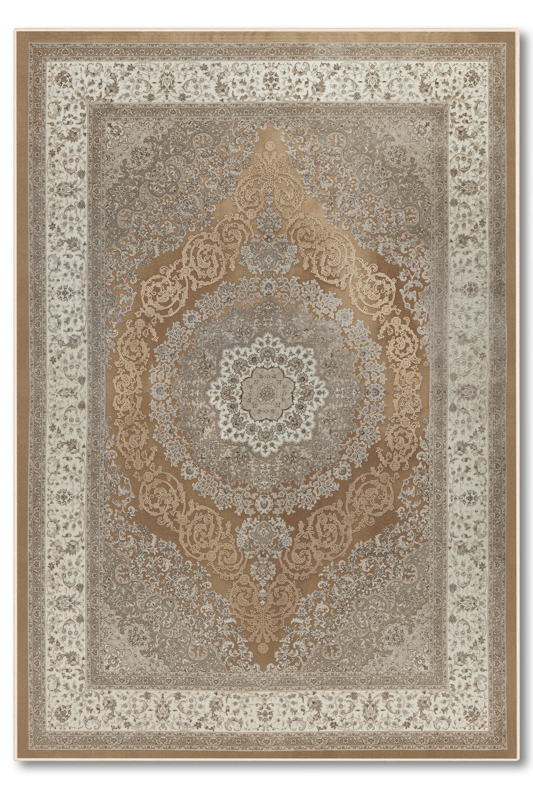 yıkanabilir kaymaz taban şönil dokuma halı 80x150 kahverengi; gri