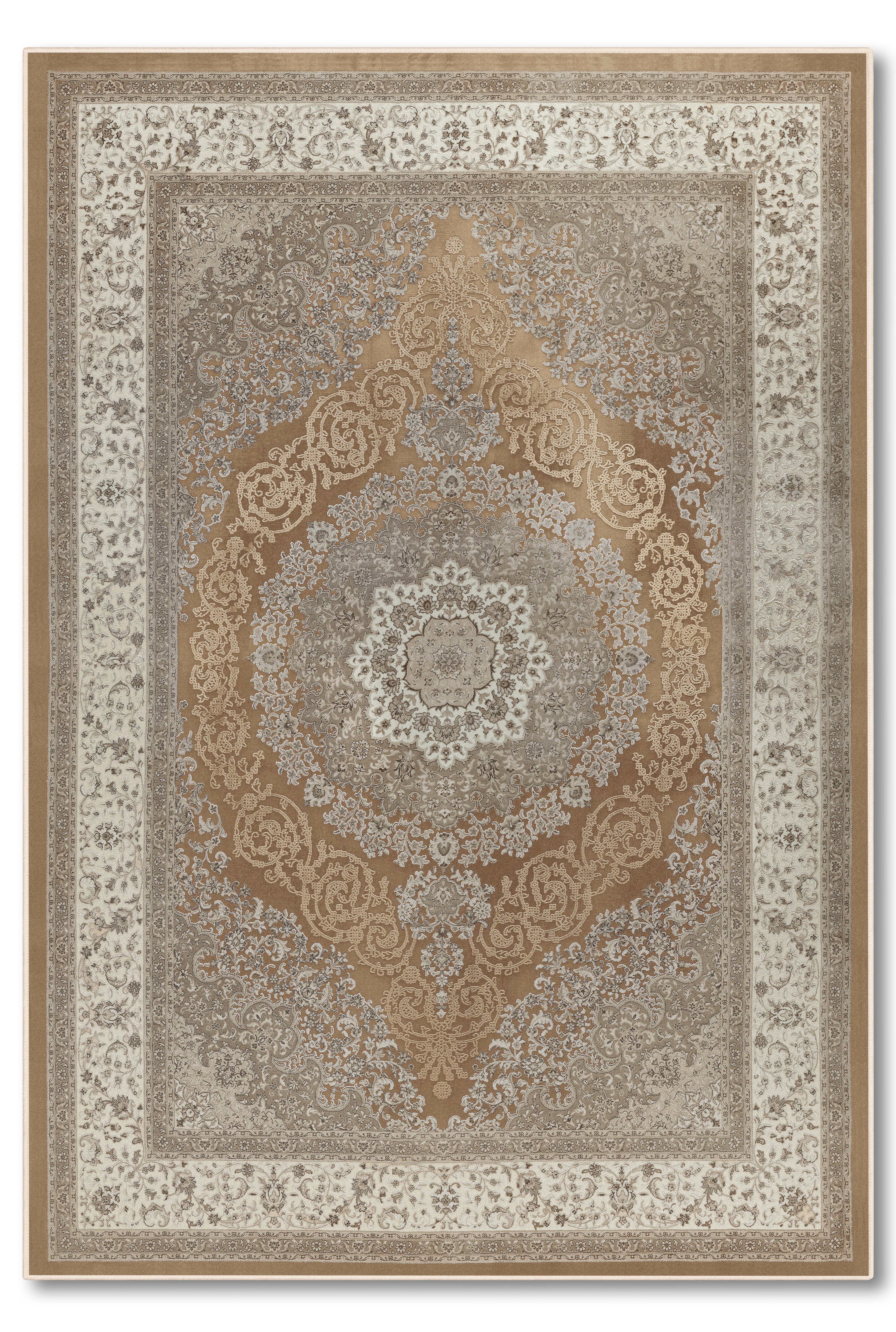 yıkanabilir kaymaz taban şönil dokuma halı 80x150 kahverengi; gri