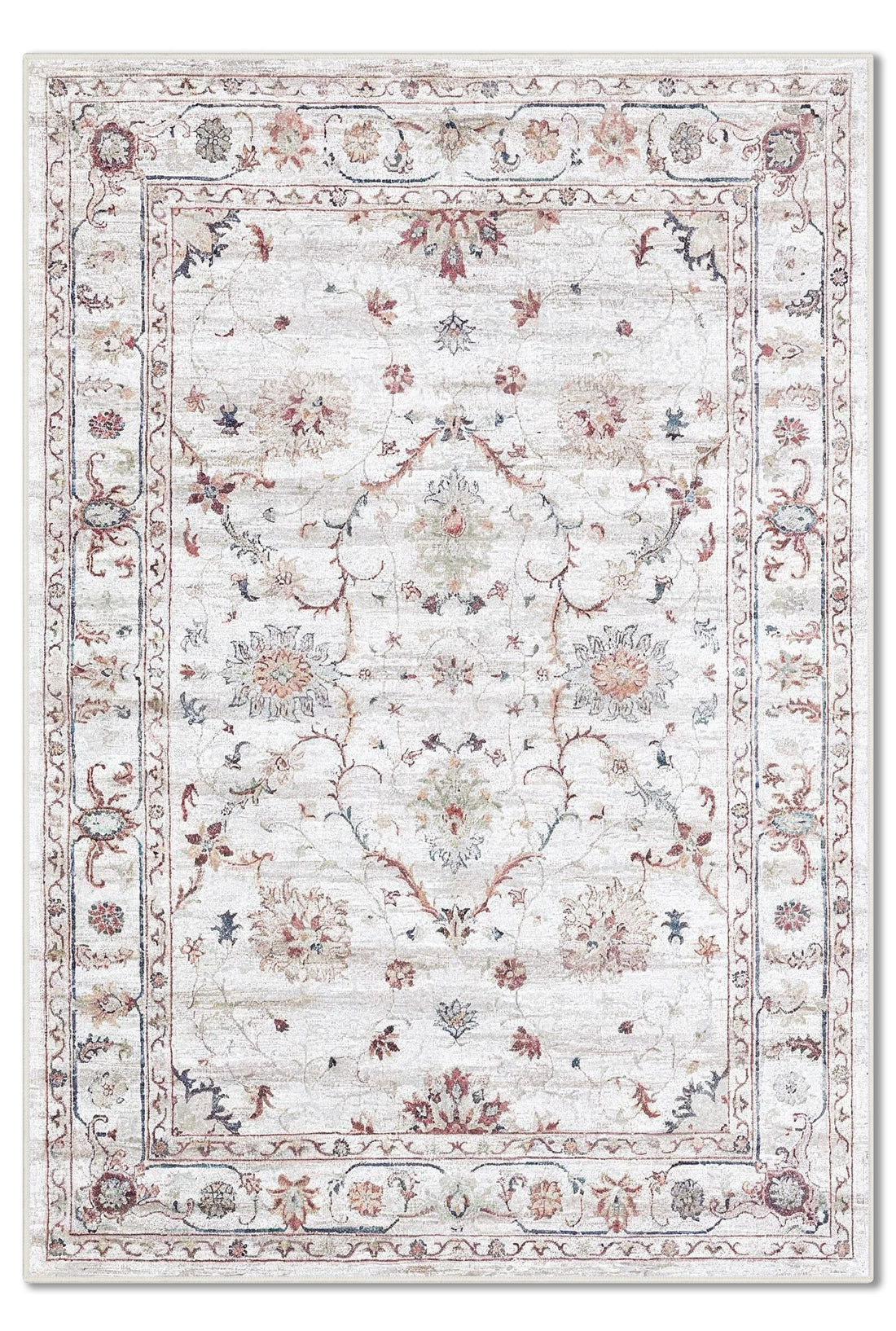 ARTE VN046 Vintage Klasik Desenli Renkli Dekoratif Salon Mutfak Koridor Halısı
