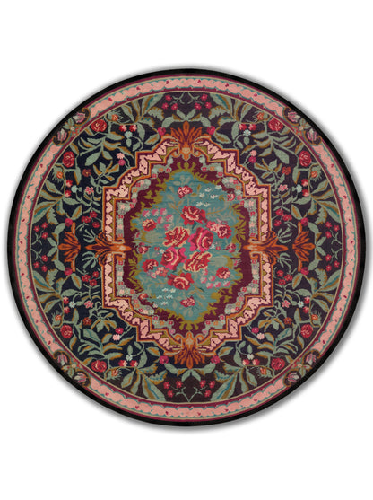 yıkanabilir kaymaz taban şönil dokuma halı 140x200 siyah; renkli