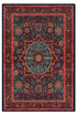 yıkanabilir kaymaz taban şönil dokuma halı 80x150 turuncu; yesil; renkli