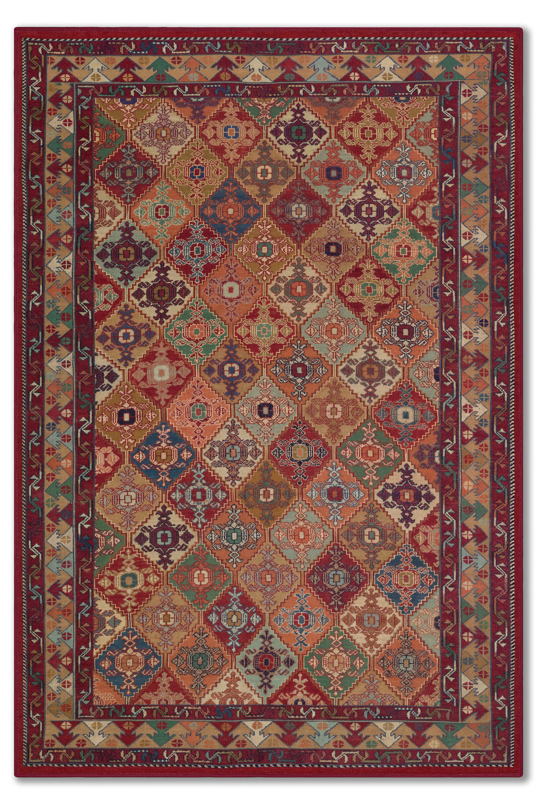 yıkanabilir kaymaz taban şönil dokuma halı 80x150 kirmizi; renkli