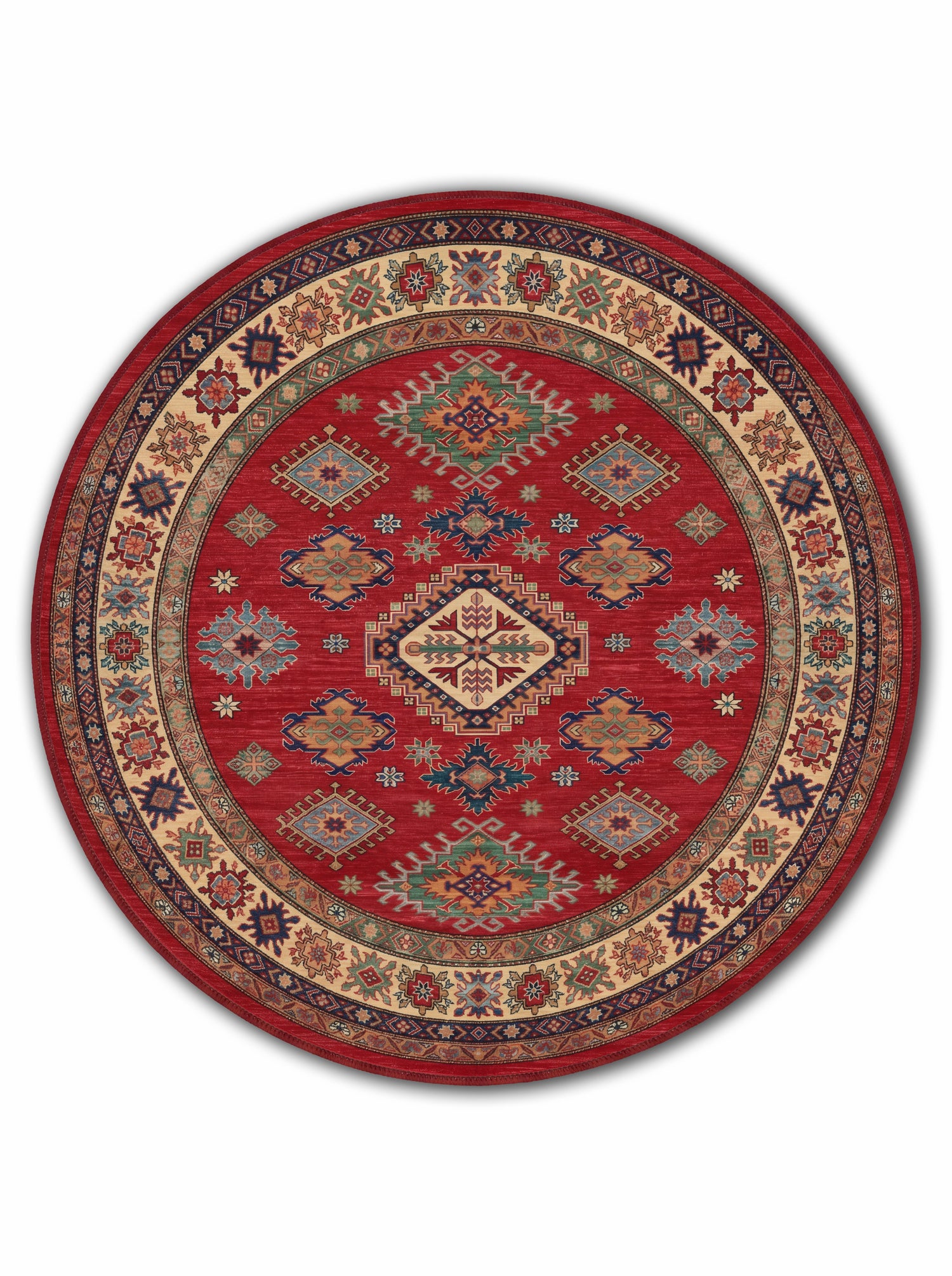 yıkanabilir kaymaz taban şönil dokuma halı 140x200 kirmizi; renkli