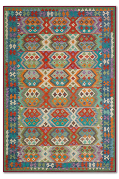 yıkanabilir kaymaz taban şönil dokuma halı 80x150 renkli