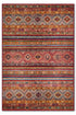 yıkanabilir kaymaz taban şönil dokuma halı 80x150 kirmizi; turuncu; renkli