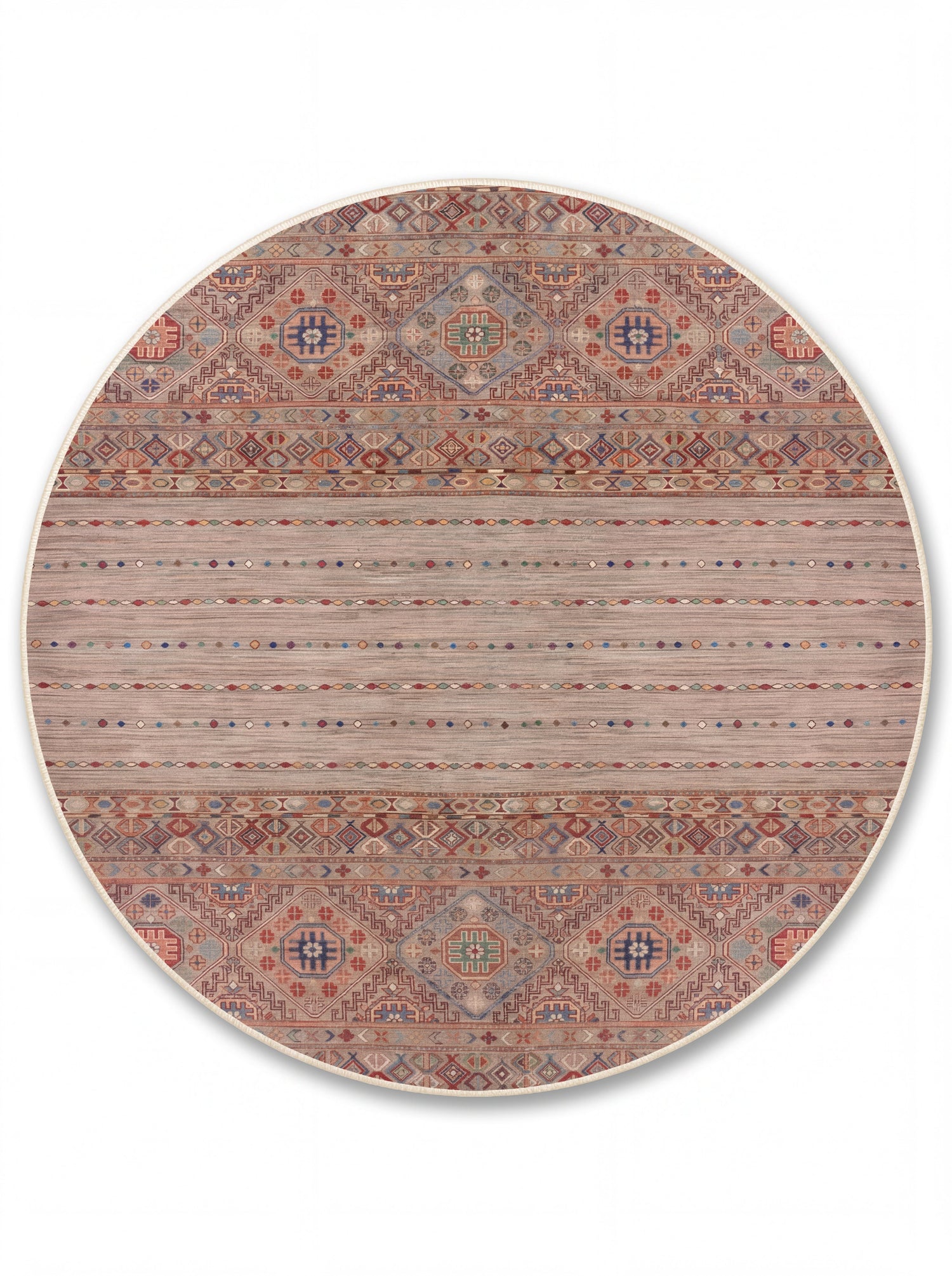 yıkanabilir kaymaz taban şönil dokuma halı 140x200 kahverengi; renkli