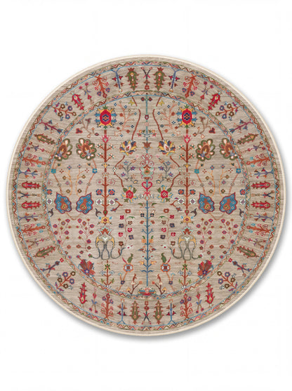 yıkanabilir kaymaz taban şönil dokuma halı 140x200 bej; renkli