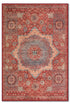 yıkanabilir kaymaz taban şönil dokuma halı 80x150 kirmizi; renkli
