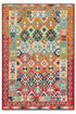 yıkanabilir kaymaz taban şönil dokuma halı 80x150 kirmizi; renkli