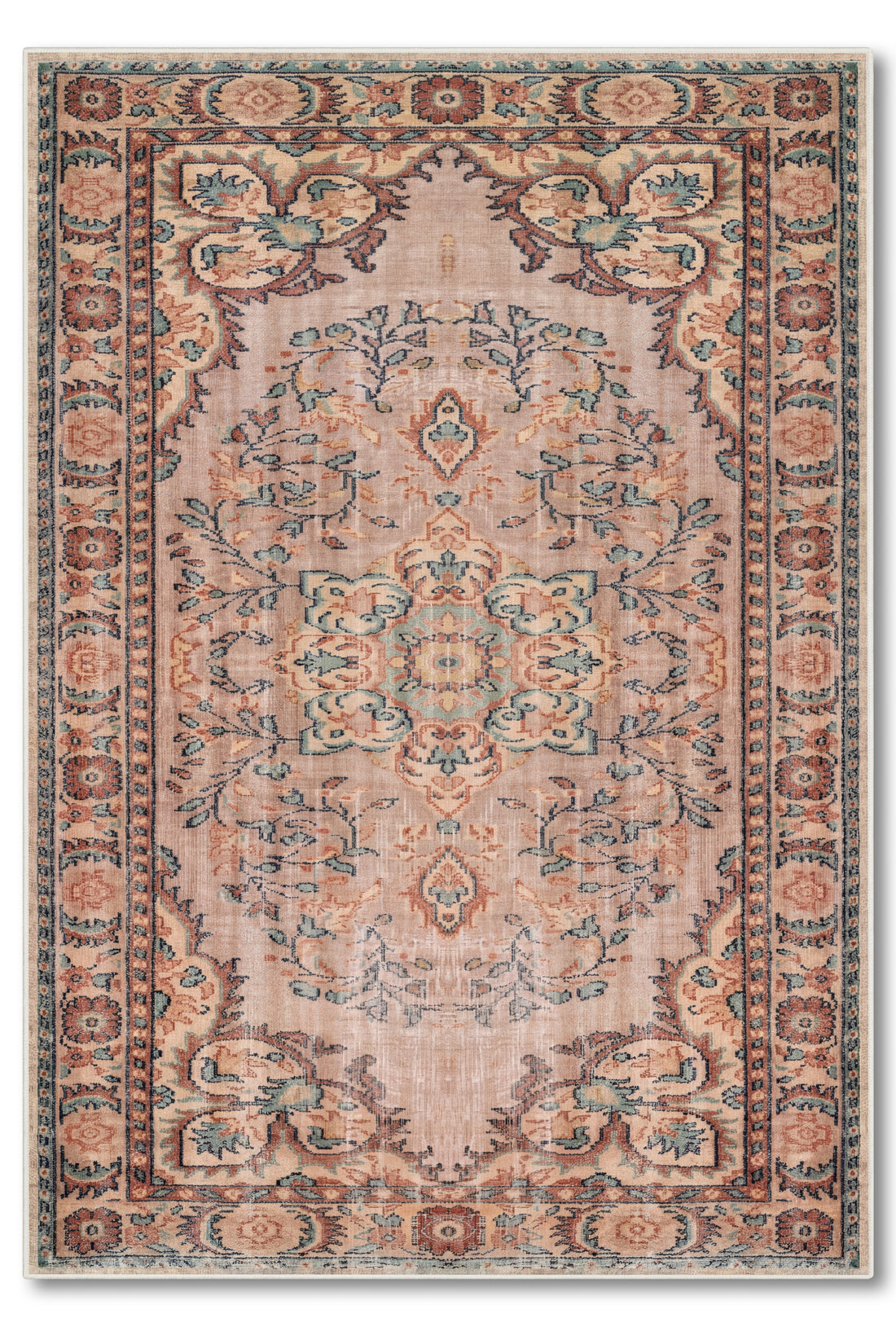 yıkanabilir kaymaz taban şönil dokuma halı 80x150 renkli