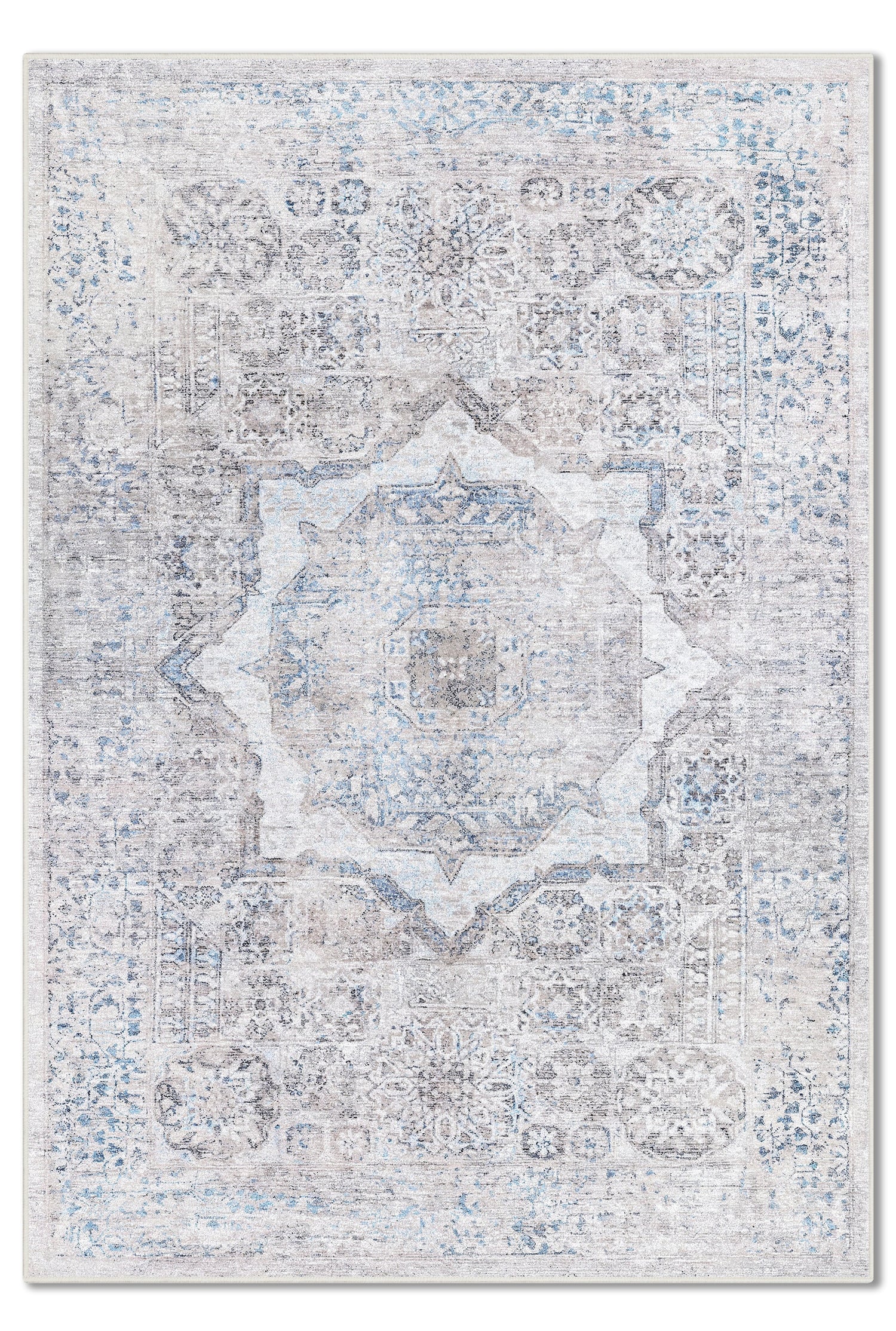 ARTE VN090 Vintage Klasik Desenli Renkli Dekoratif Salon Mutfak Koridor Halısı