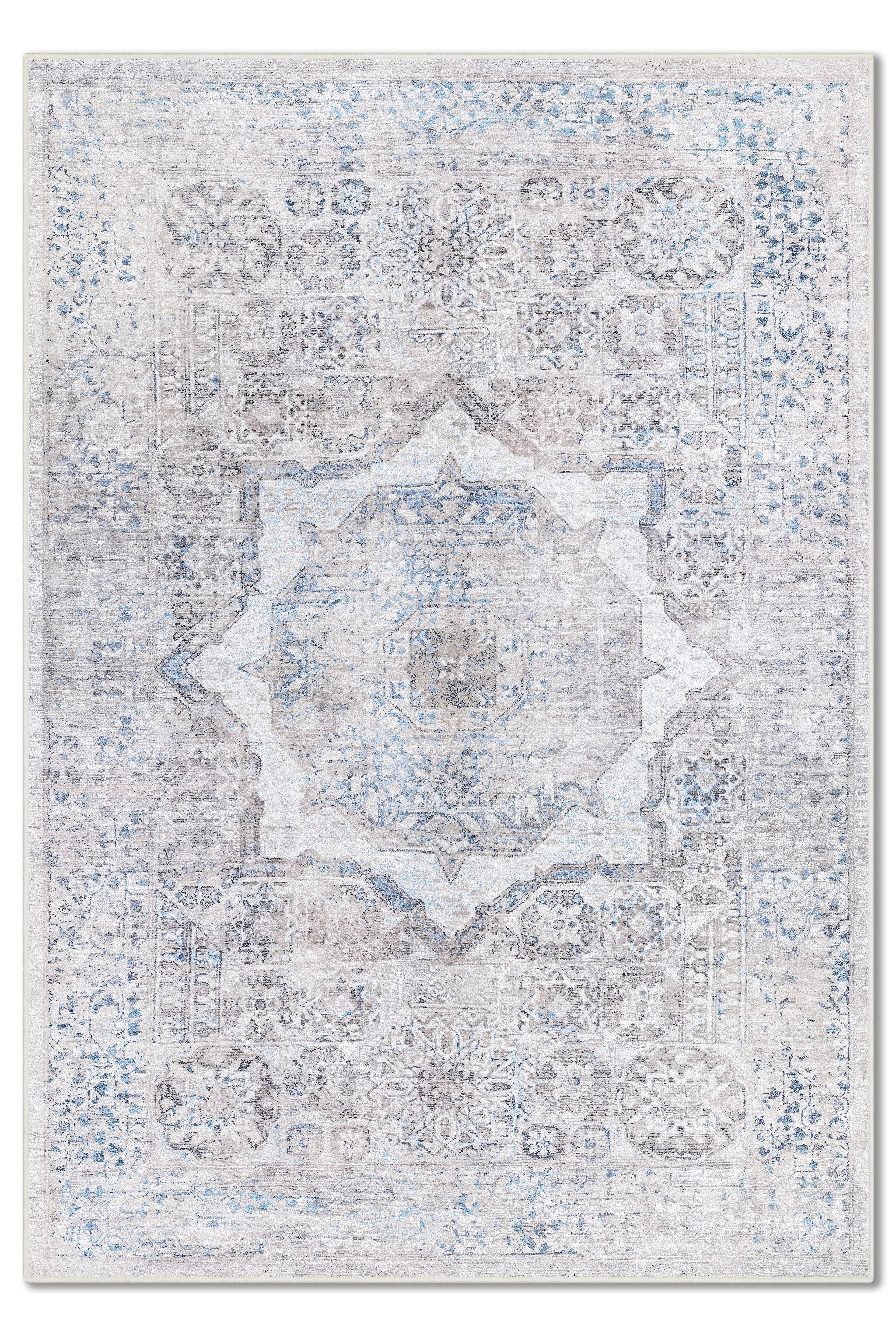 ARTE VN090 Vintage Klasik Desenli Renkli Dekoratif Salon Mutfak Koridor Halısı