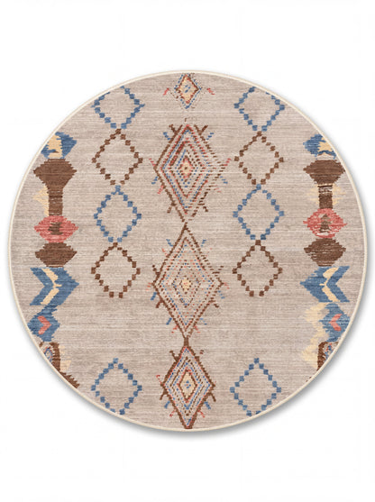 yıkanabilir kaymaz taban şönil dokuma halı 140x200 kahverengi; mavi; renkli