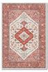 yıkanabilir kaymaz taban şönil dokuma halı 80x150 kirmizi; gul-kurusu