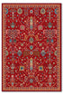 yıkanabilir kaymaz taban şönil dokuma halı 80x150 kirmizi; renkli
