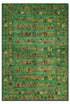 yıkanabilir kaymaz taban şönil dokuma halı 80x150 yesil; renkli