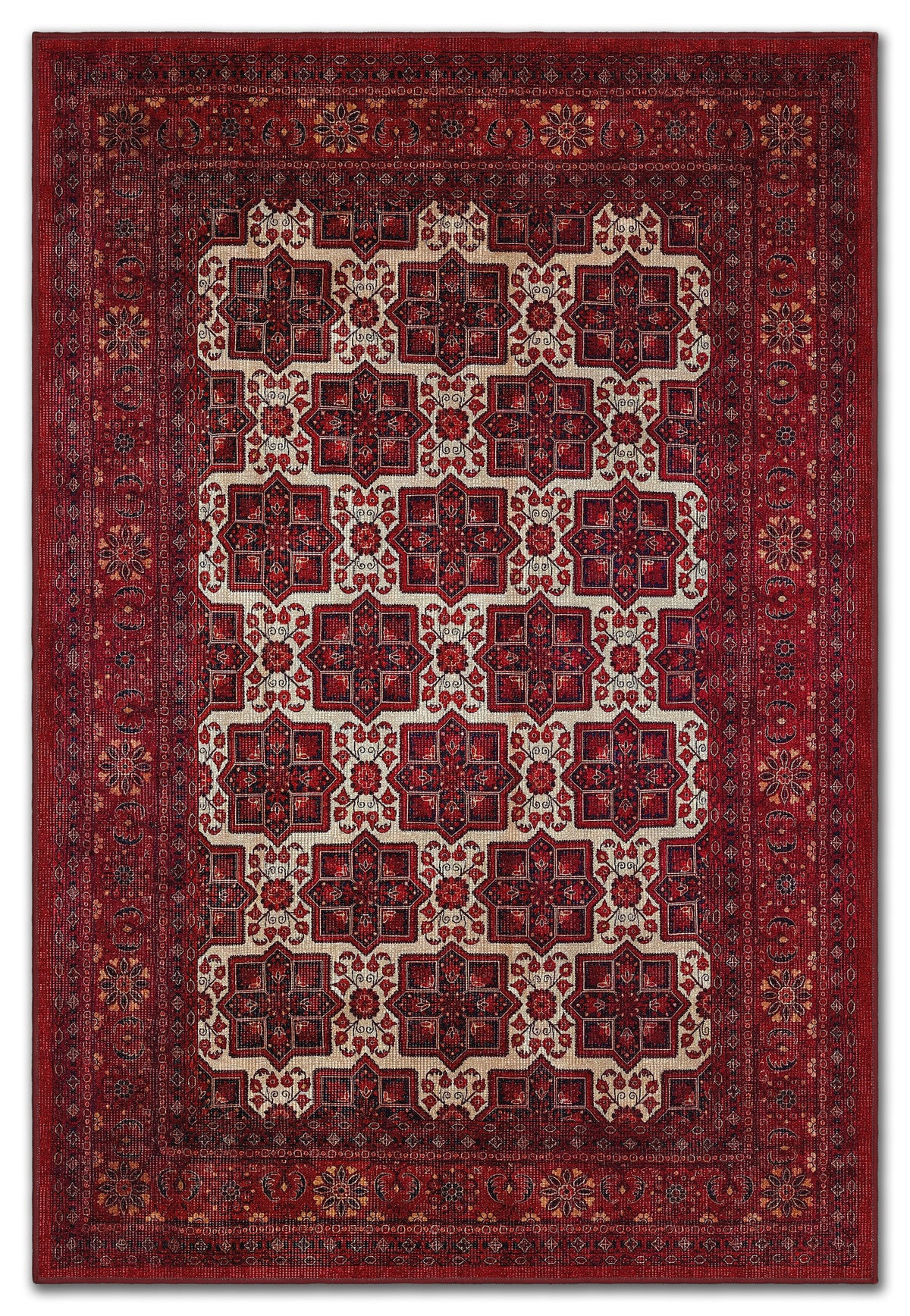 Arte VN120-1 Afgan Desenli Dekoratif Şönil Halı