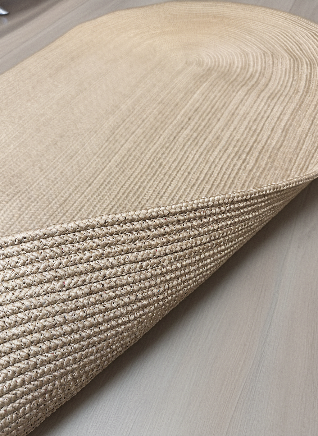 JÜT-C13 Elde Dokuma Doğal Jüt Hasır Halı