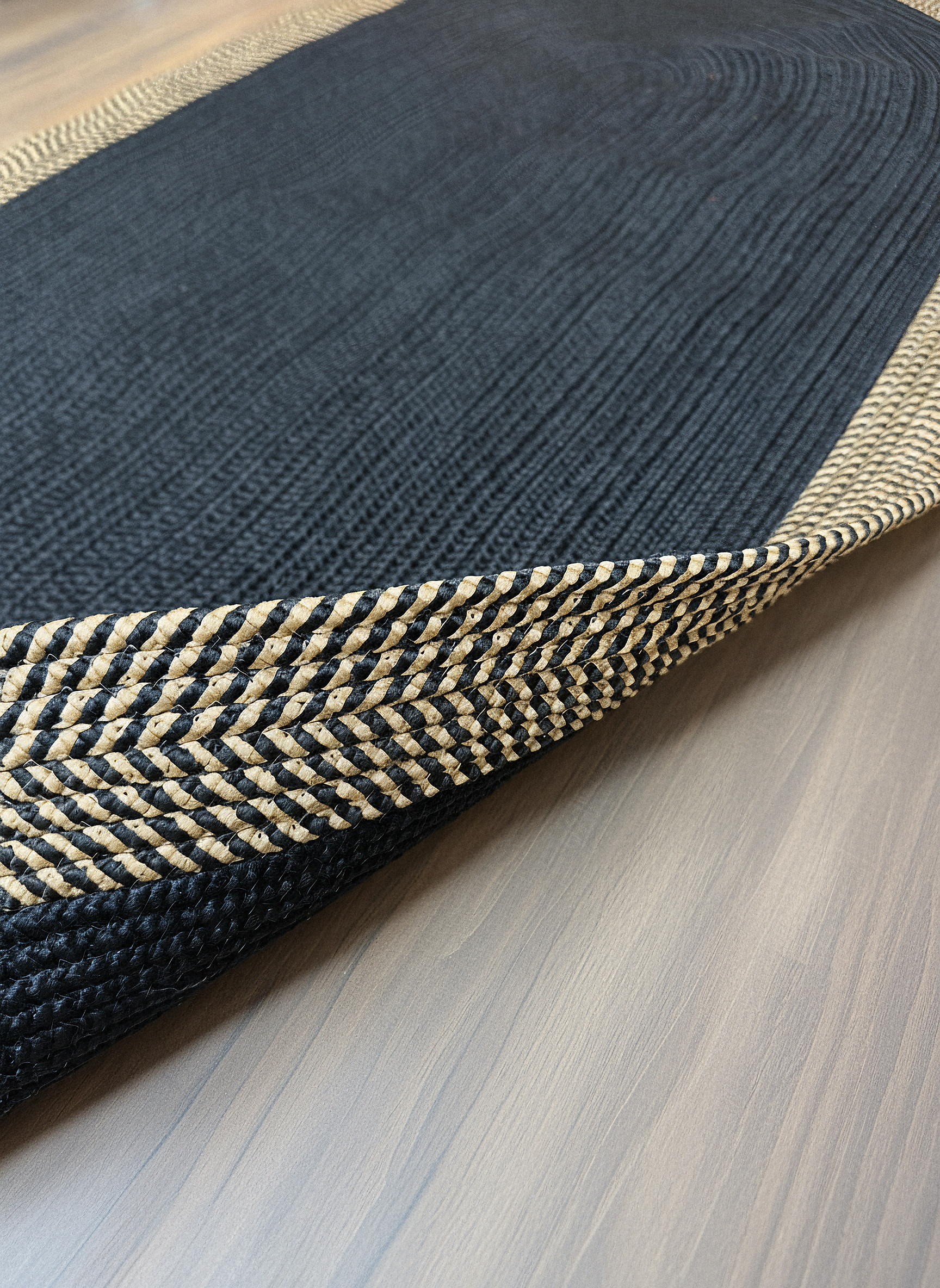 JÜT-C15 Elde Dokuma Doğal Jüt Hasır Halı