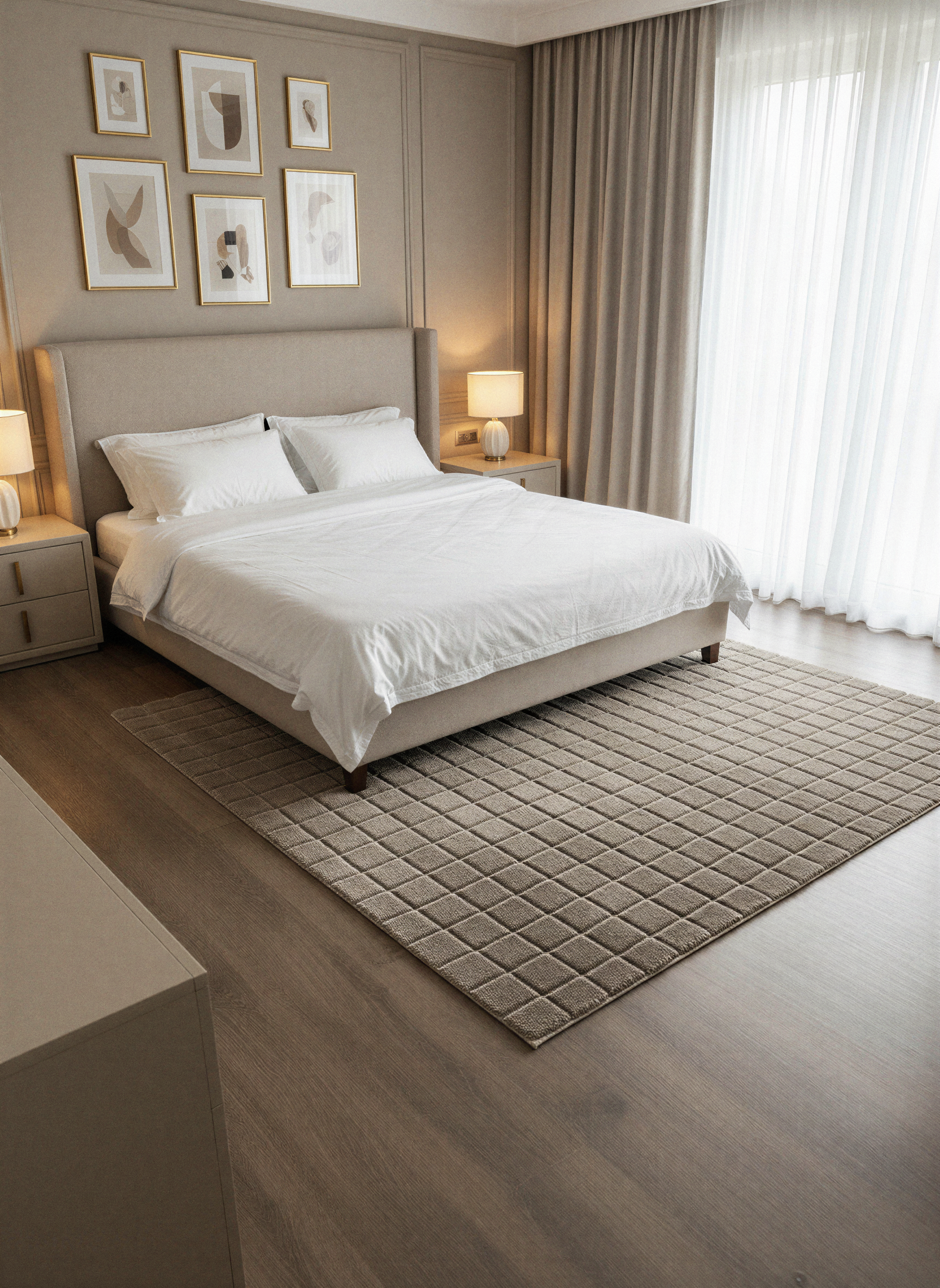 TAVŞAN SAMUR VİZON -  Kaymaz Taban Tavşan Shaggy Yatak Odası Oturma Odası Çocuk Odası Halısı