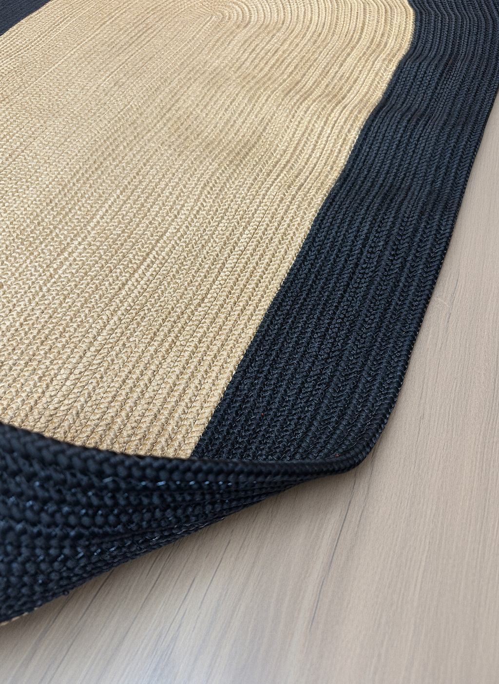 JÜT-C16 Elde Dokuma Doğal Jüt Hasır Halı