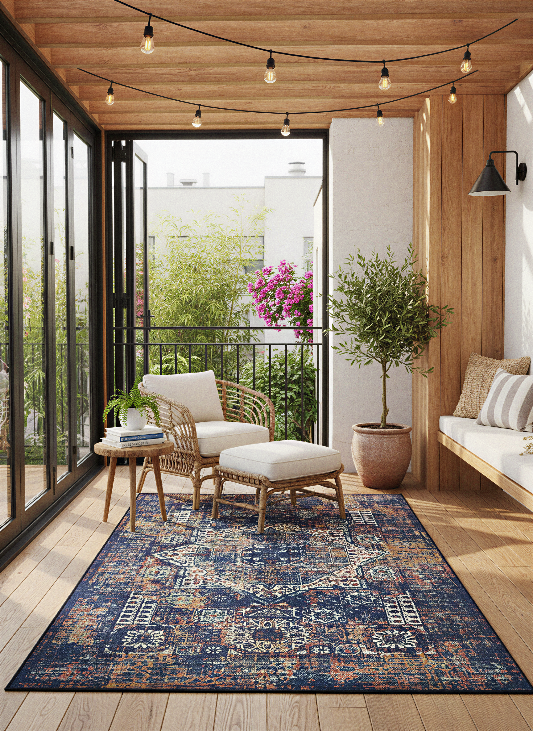 Arte HD021 Vintage Klasik Desenli Dekoratif Dokuma Halı