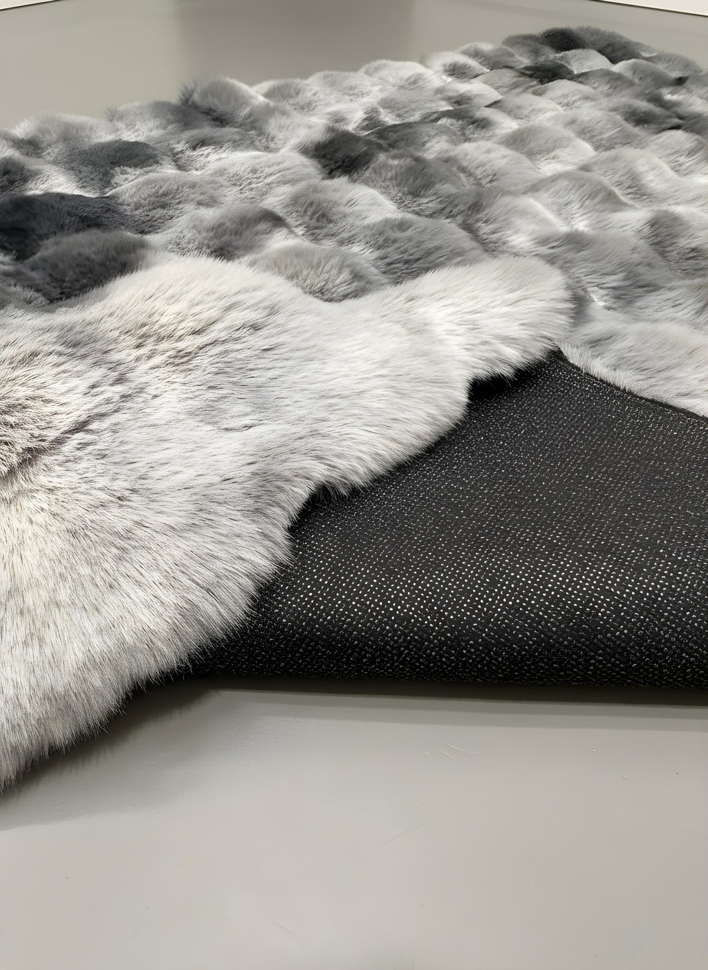 TAVŞAN NEO ANTRASİT -  Kaymaz Taban Tavşan Shaggy Yatak Odası Oturma Odası Çocuk Odası Halısı