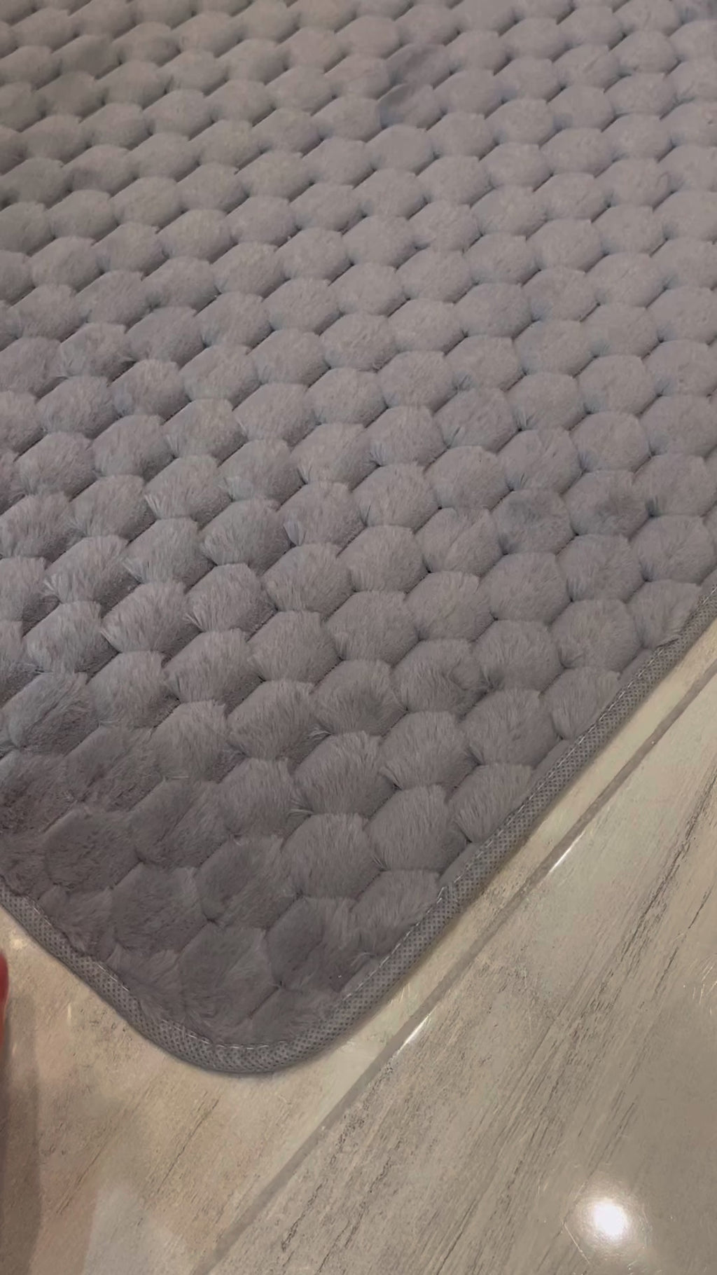 GRİ - Yıkanabilir Kaymaz Taban 60x100 50x60 2'li Banyo Paspas ve Klozet Takımı