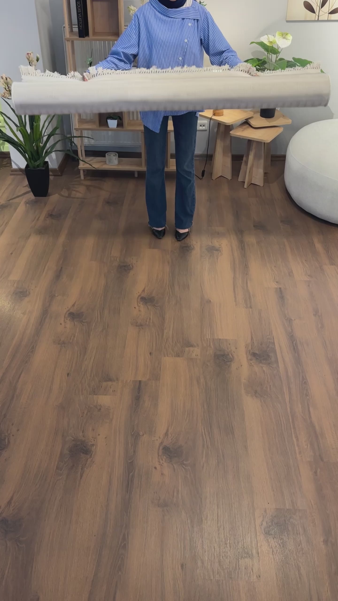 İCON T-PE03-BEJ Modern Geometrik Desenli Salon Koridor Mutfak Halısı